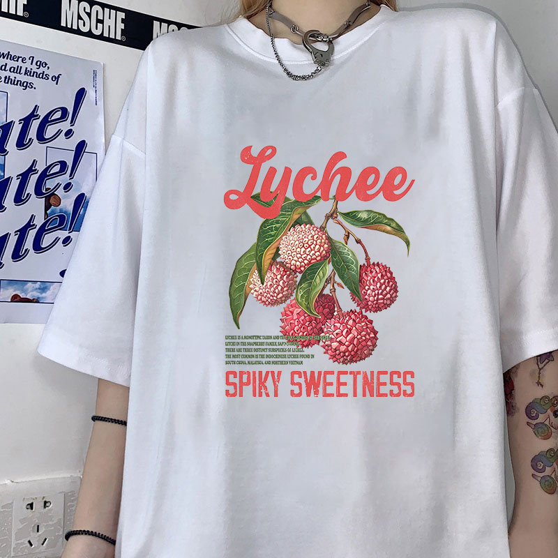 Commercial Printing And Graphics - Koszulka z grafiką liczi, unisex, fajna