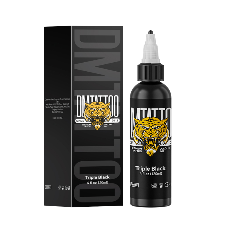 White Toner Transfer Paper - 120ml Pigment do Tatuażu Czarny Prawdziwy/Triple
