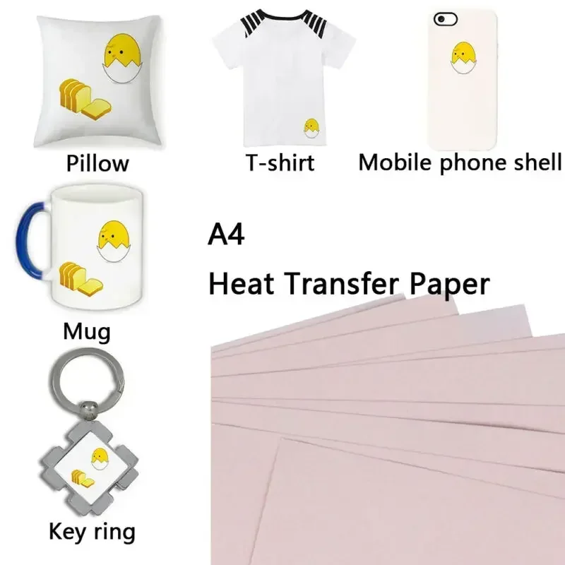 White Toner Transfer Paper - 10 sztuk A4 termotransferowy papier T-Shirt