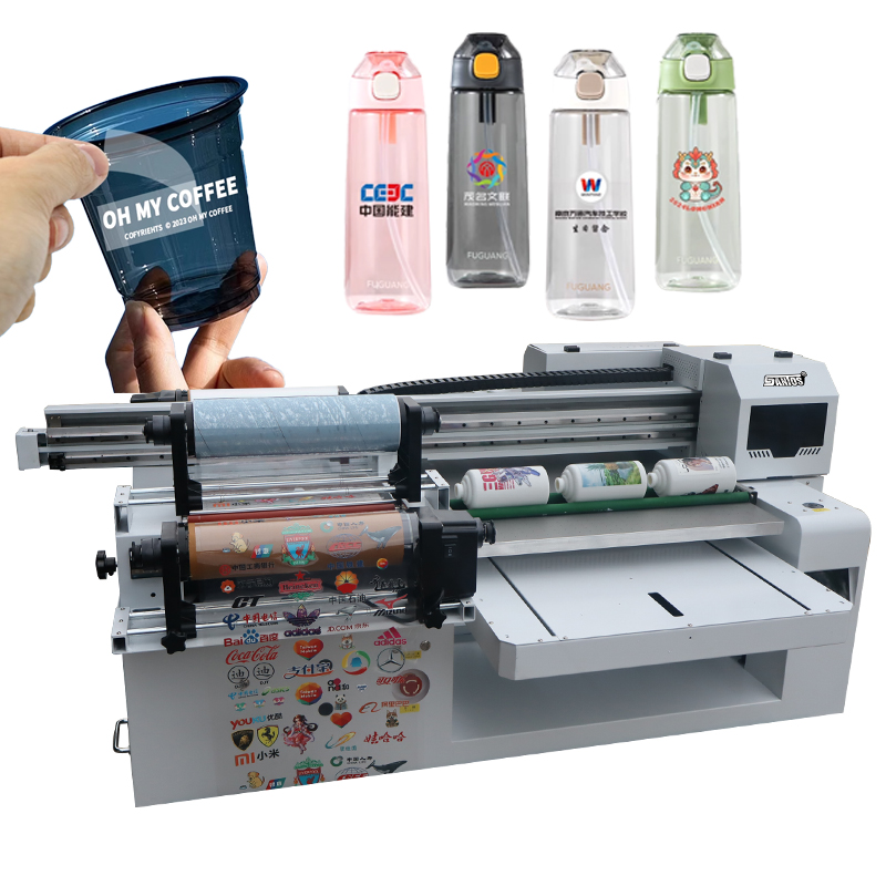 Commercial Uv Printing Machine - Drukarka UV rolkowa płaska 6090, szybka