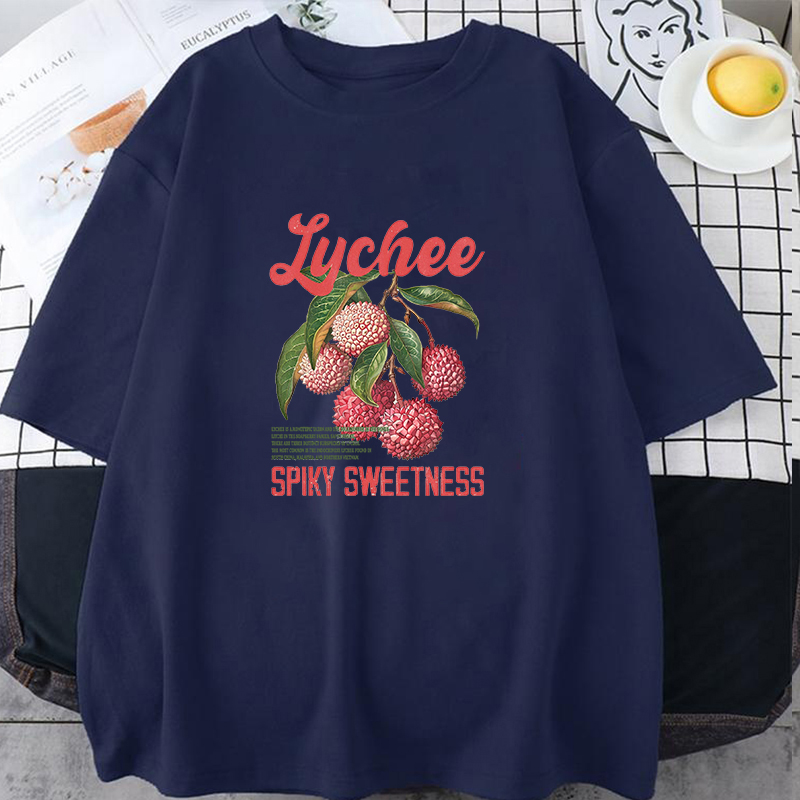 Koszulka z grafiką liczi, unis – Commercial Printing And Graphics recenzja i cena