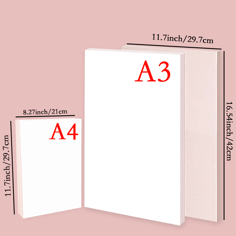 20/50szt A3 A4 Papier termotra – White Toner Transfer Paper recenzja i cena
