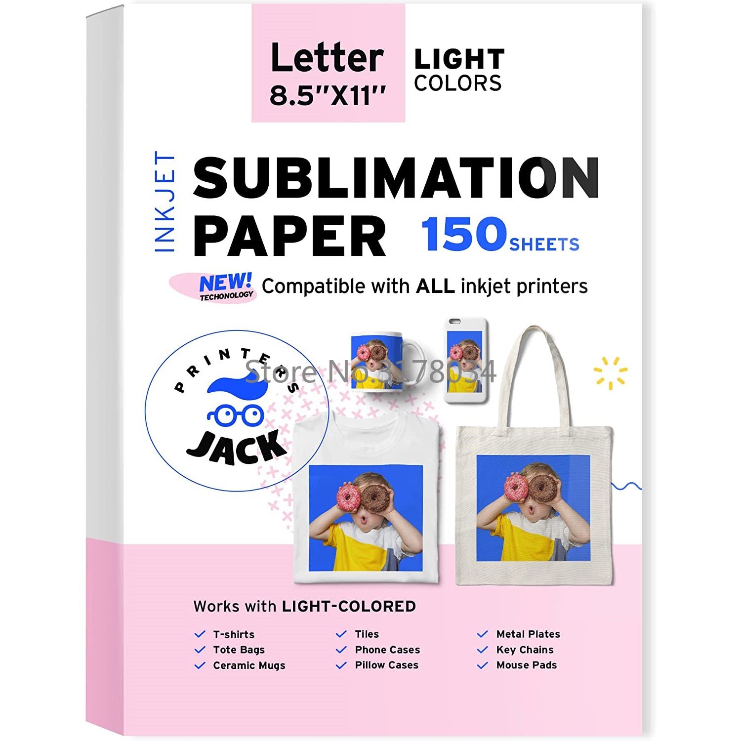 100 gramów papieru sublimacyjn – White Toner Transfer Paper recenzja i cena