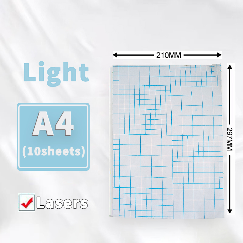 10 arkuszy A4 laserowy papier  – White Toner Transfer Paper recenzja i cena